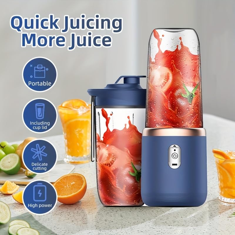 Electric Citrus Juicer โ Wireless Mini Portable Rechargeable Fruit Squeezer | Compact Electric Juicer for Orange, Lemon & Lime Juice | Portable for Travel & Home Use (Multicolour)