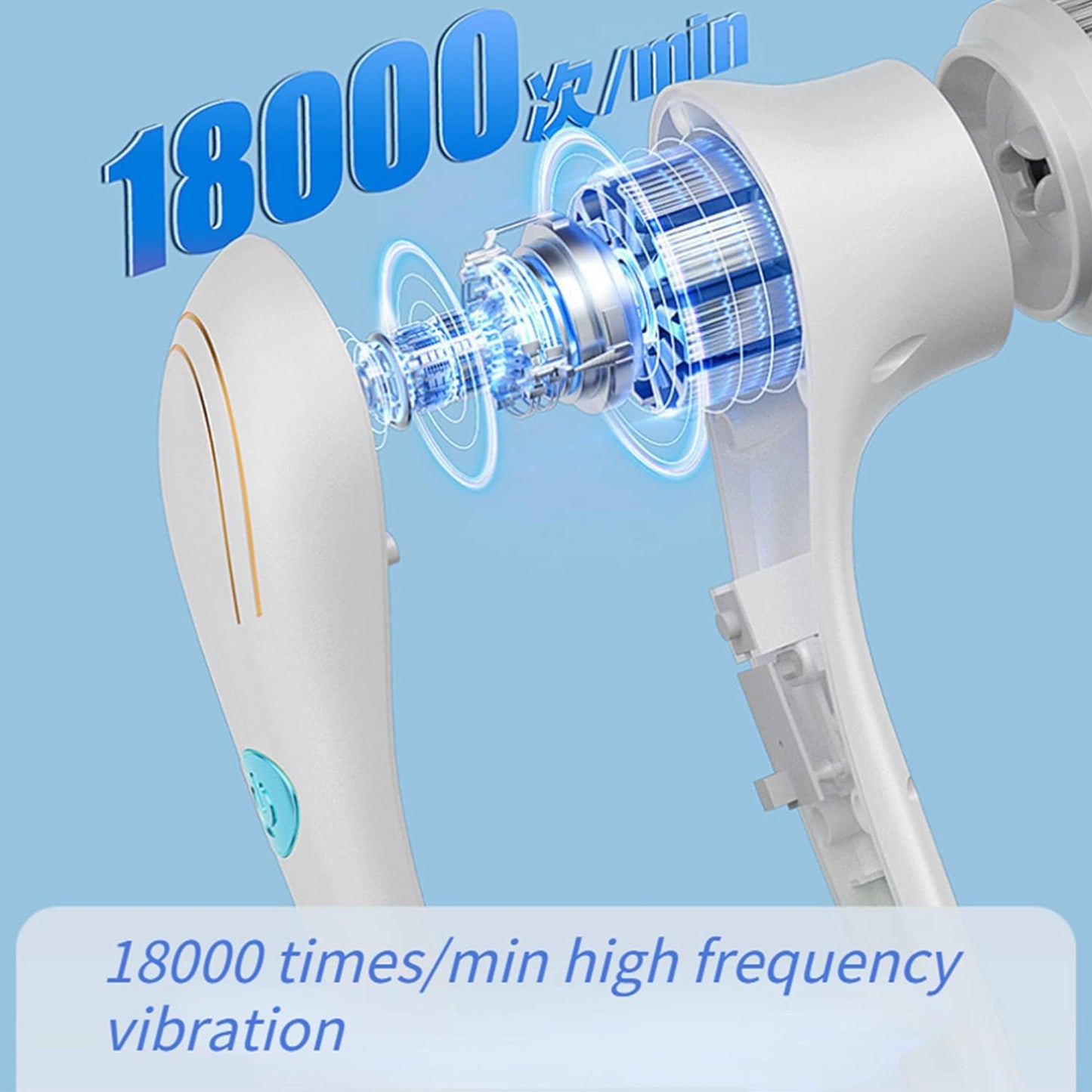 Multi-Functional Electric Cleaning Brush 5 in 1 Magic Power Scrubber Home Cleaning Tools Spin Scrubber with Buffer Polisher, for Bathroom, Shower, Tub, Kitchen Floor Electric Spin Scrubber