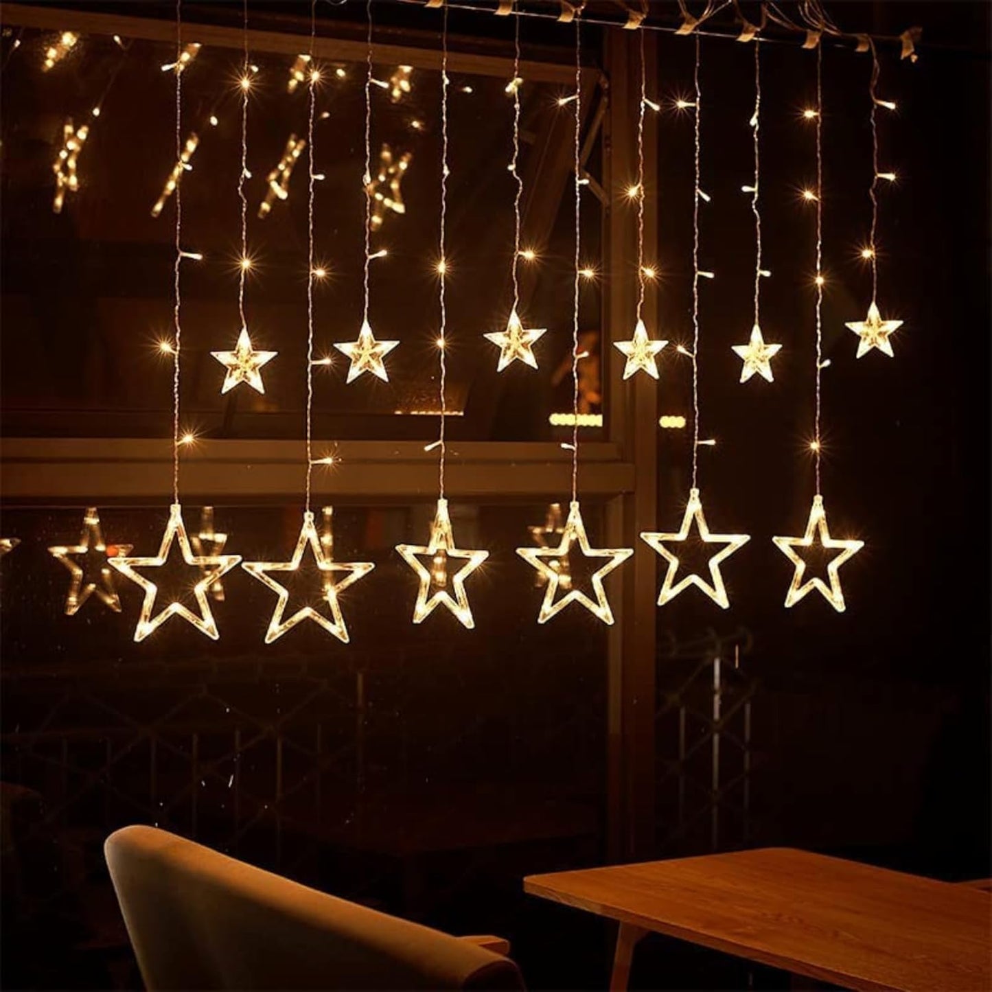 XERGY Artificial Vine Leaf LED Fairy String Light Ideal for Bedroom,Garden,Birthday & Festive Décor,Diwali Lights & Christmas,Party Diwali Lights for Decoration Home (3x1Meter,Corded Electric)