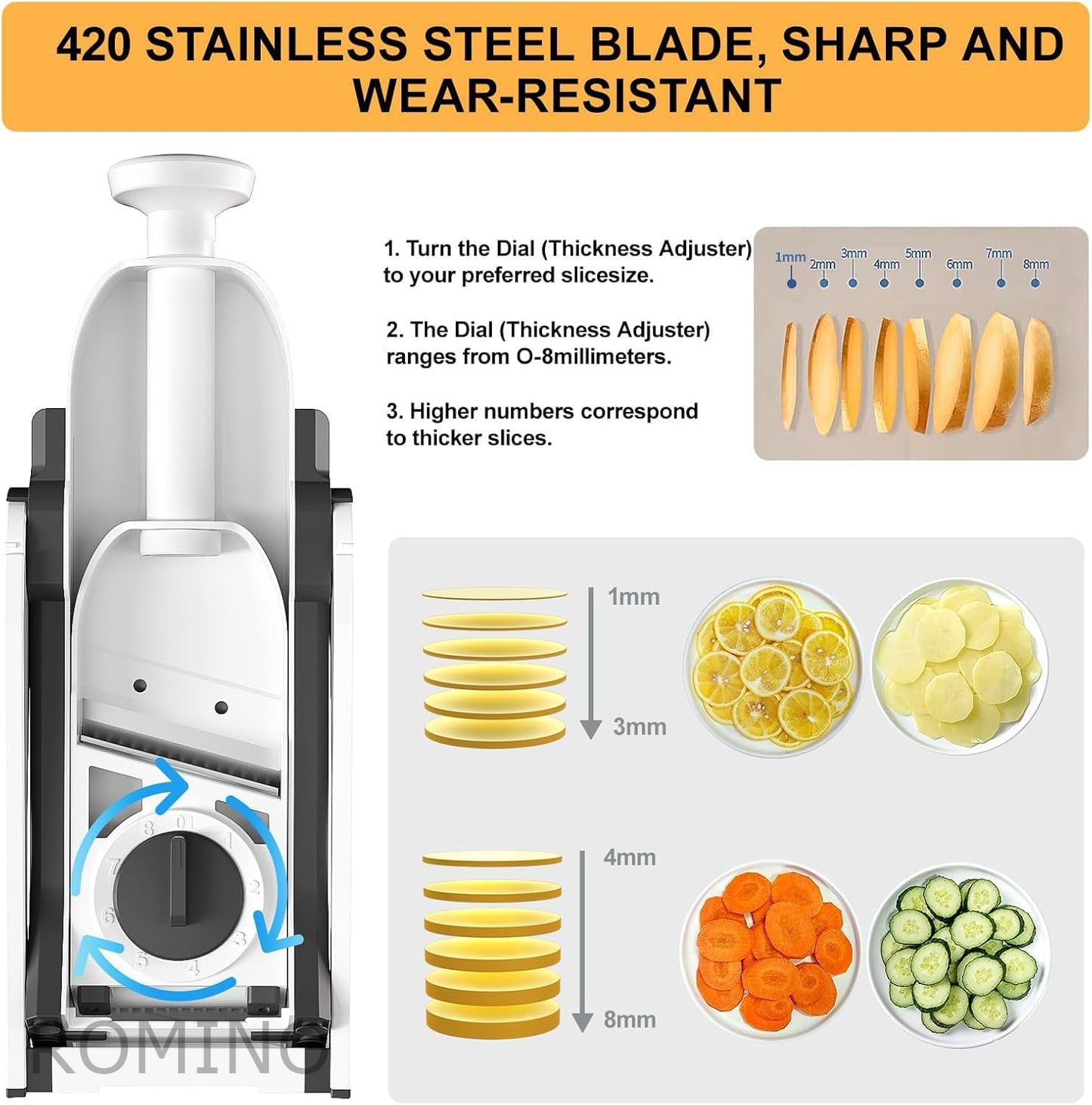 Rotary Drum Vegetable Chopper for Kitchen Use, Manual Onion and Salad Cutter, Multifunctional Slicer Dicer Grater