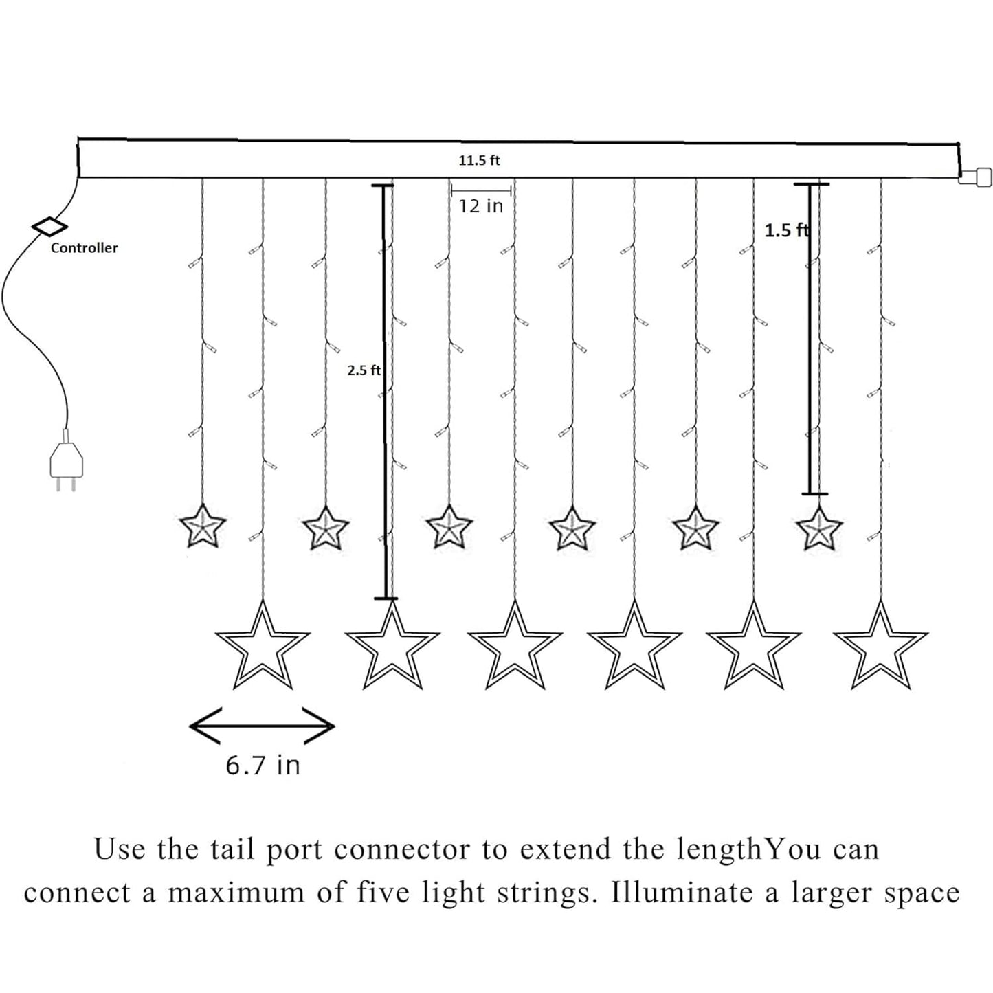 XERGY Artificial Vine Leaf LED Fairy String Light Ideal for Bedroom,Garden,Birthday & Festive Décor,Diwali Lights & Christmas,Party Diwali Lights for Decoration Home (3x1Meter,Corded Electric)