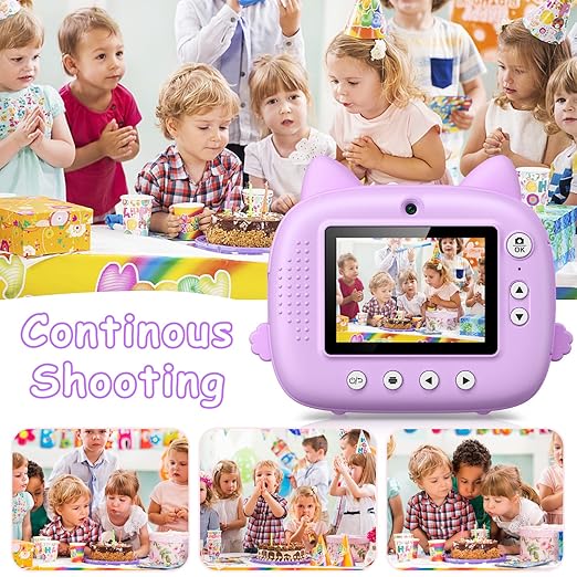 Kids Camera Instant Print & 2.5K Digital Video Instant Print