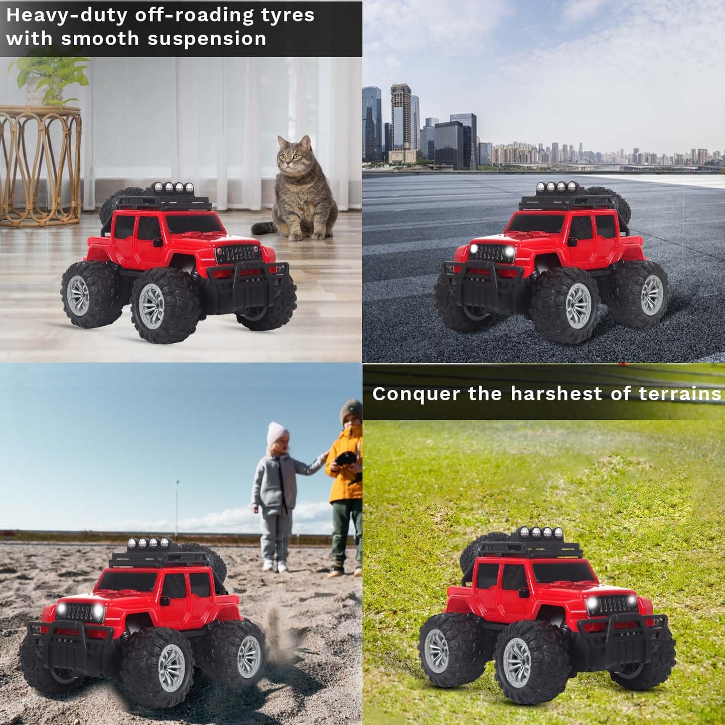 Popsugar Off Roader Rechargeable Remote Control Car