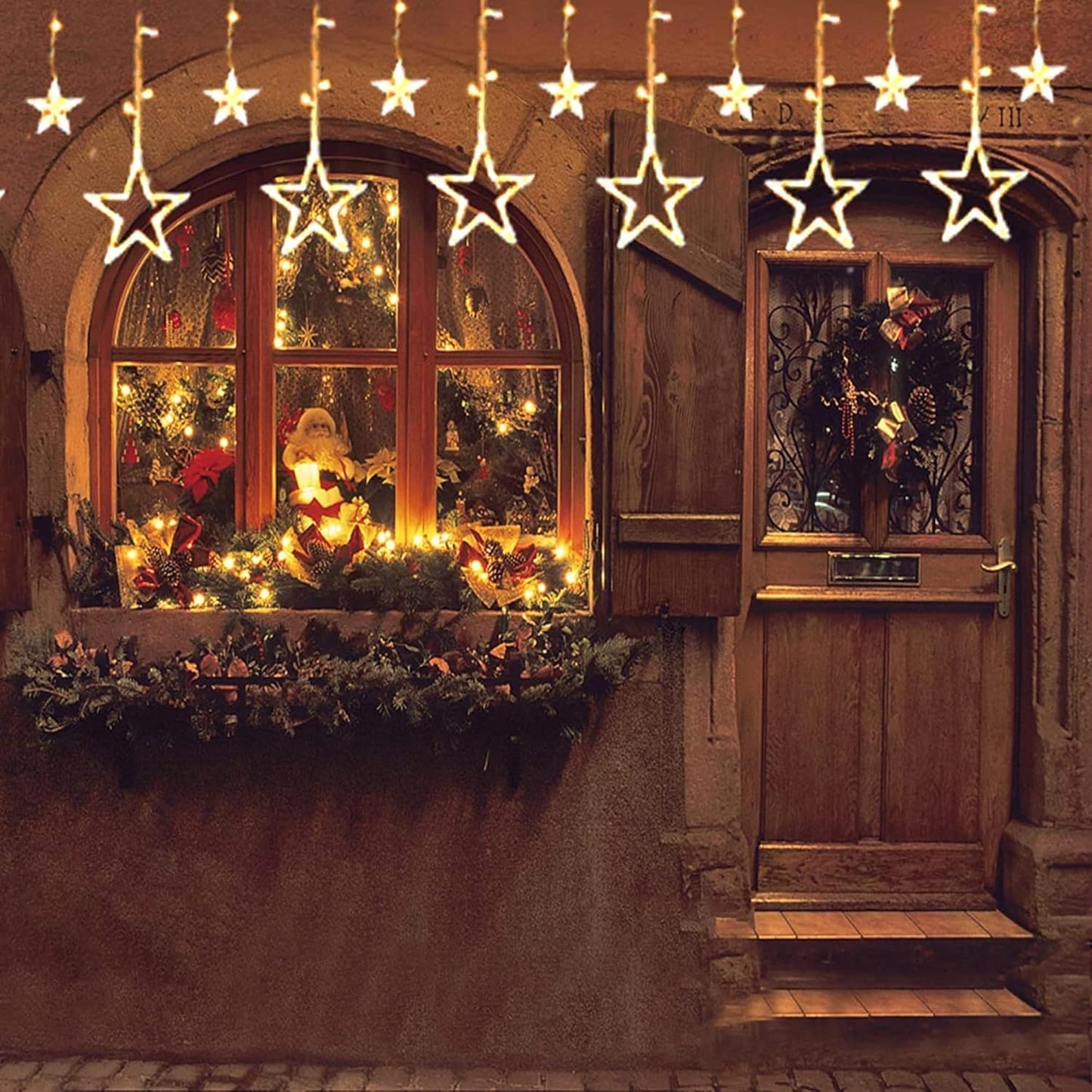 XERGY Artificial Vine Leaf LED Fairy String Light Ideal for Bedroom,Garden,Birthday & Festive Décor,Diwali Lights & Christmas,Party Diwali Lights for Decoration Home (3x1Meter,Corded Electric)