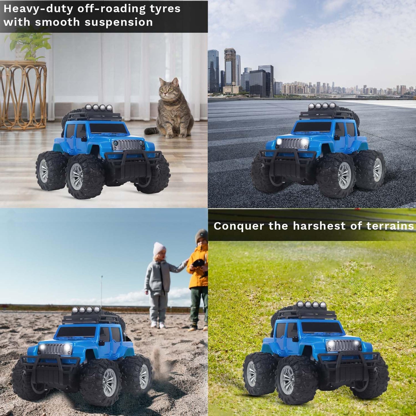 Popsugar Off Roader Rechargeable Remote Control Car