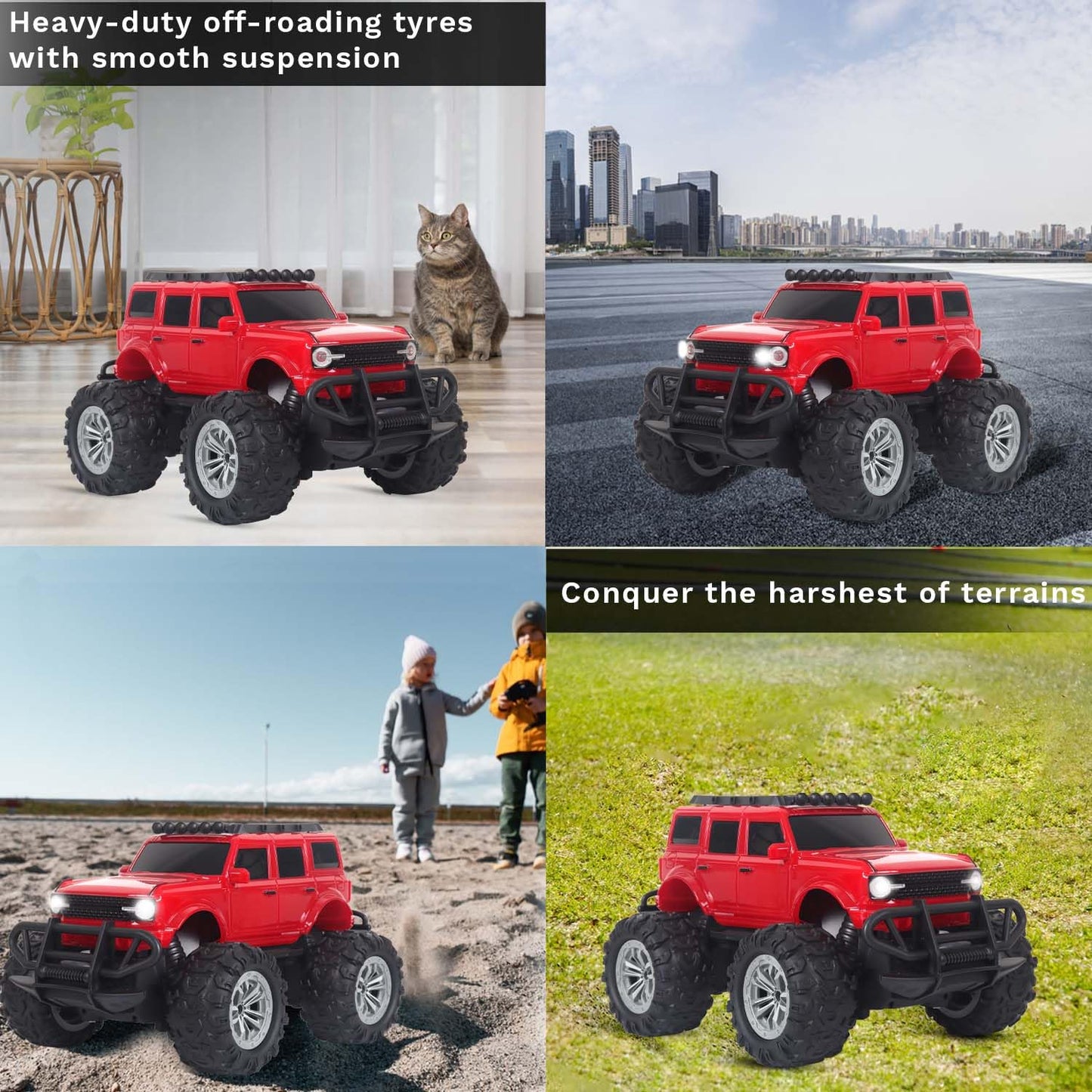 Popsugar Off Roader Rechargeable Remote Control Car