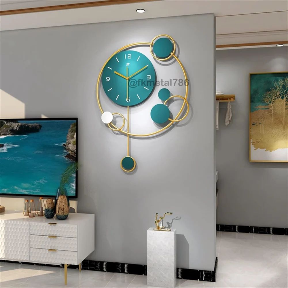 Wall Clock Light Luxury Clock Wall Clock Fashion Creative Living Room