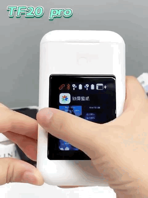 Multipurpose powerbank with airpods and display
