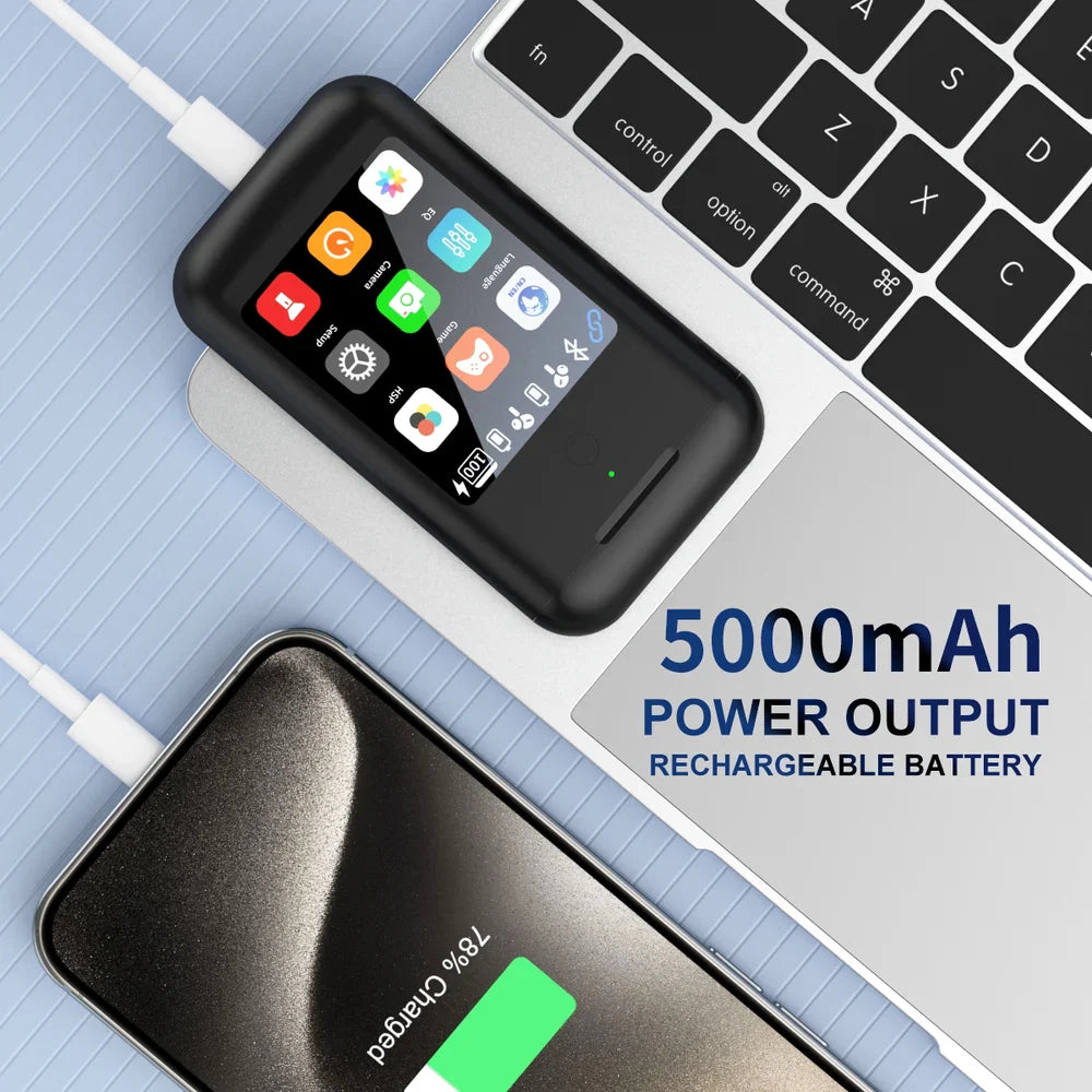 Multipurpose powerbank with airpods and display