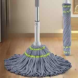 Twist Mop. Self Wringing Squeeze Mop. Telescopic Extendable Long Handle. Reusable Microfiber. All Floor Cleaning. Wet & Dry Use. Home & Office.