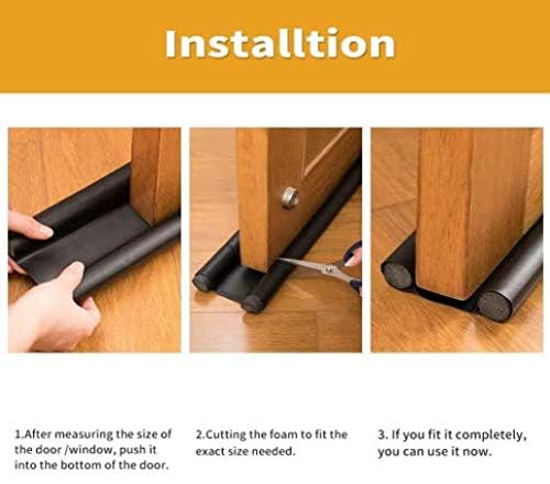 Raxon Innovation PVC Door Guard (39 Inches, Pack of 5) Gap Filler for Door Bottom Seal Strip - Sound-Proof, Reduce Noise, Energy Saving Door Stopper for Reduce Door Dust, Door Guard for Home(Brown)