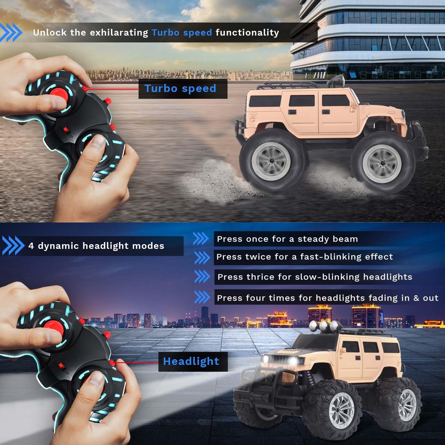 Popsugar Off Roader Rechargeable Remote Control Car