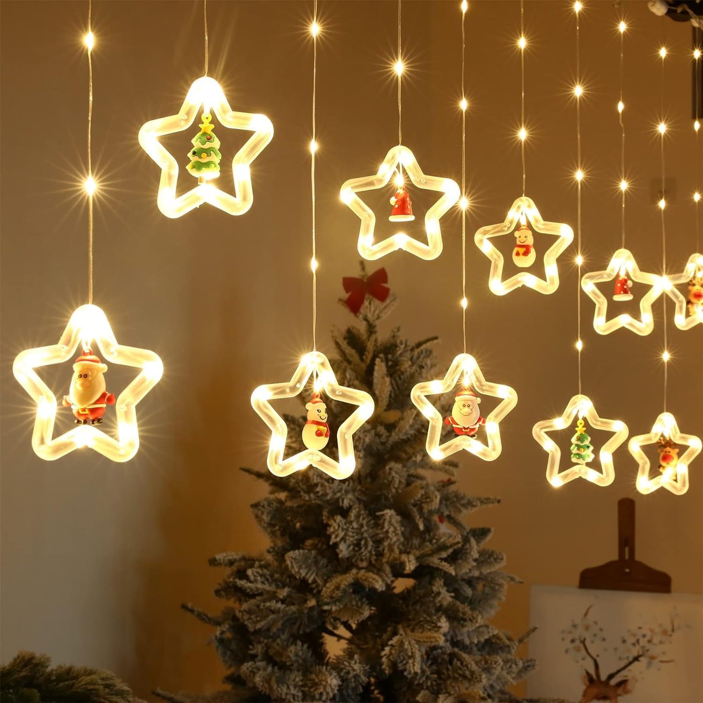 XERGY Artificial Vine Leaf LED Fairy String Light Ideal for Bedroom,Garden,Birthday & Festive Décor,Diwali Lights & Christmas,Party Diwali Lights for Decoration Home (3x1Meter,Corded Electric)