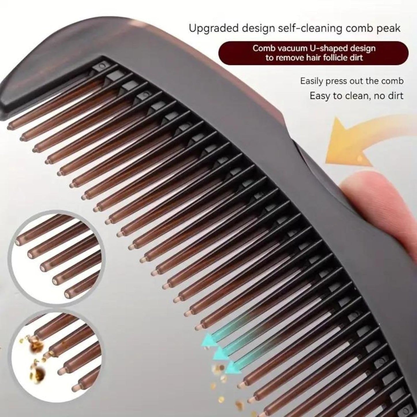 Hair for Women, Wet Hair Brush, Kangi for Hair Growth, Anti-Dandruff and Scalp Oil Anti-Dandruff Massager Comb, Dandruff Comb, Bristles Easily Take Away the Dandruff Painless for Men
