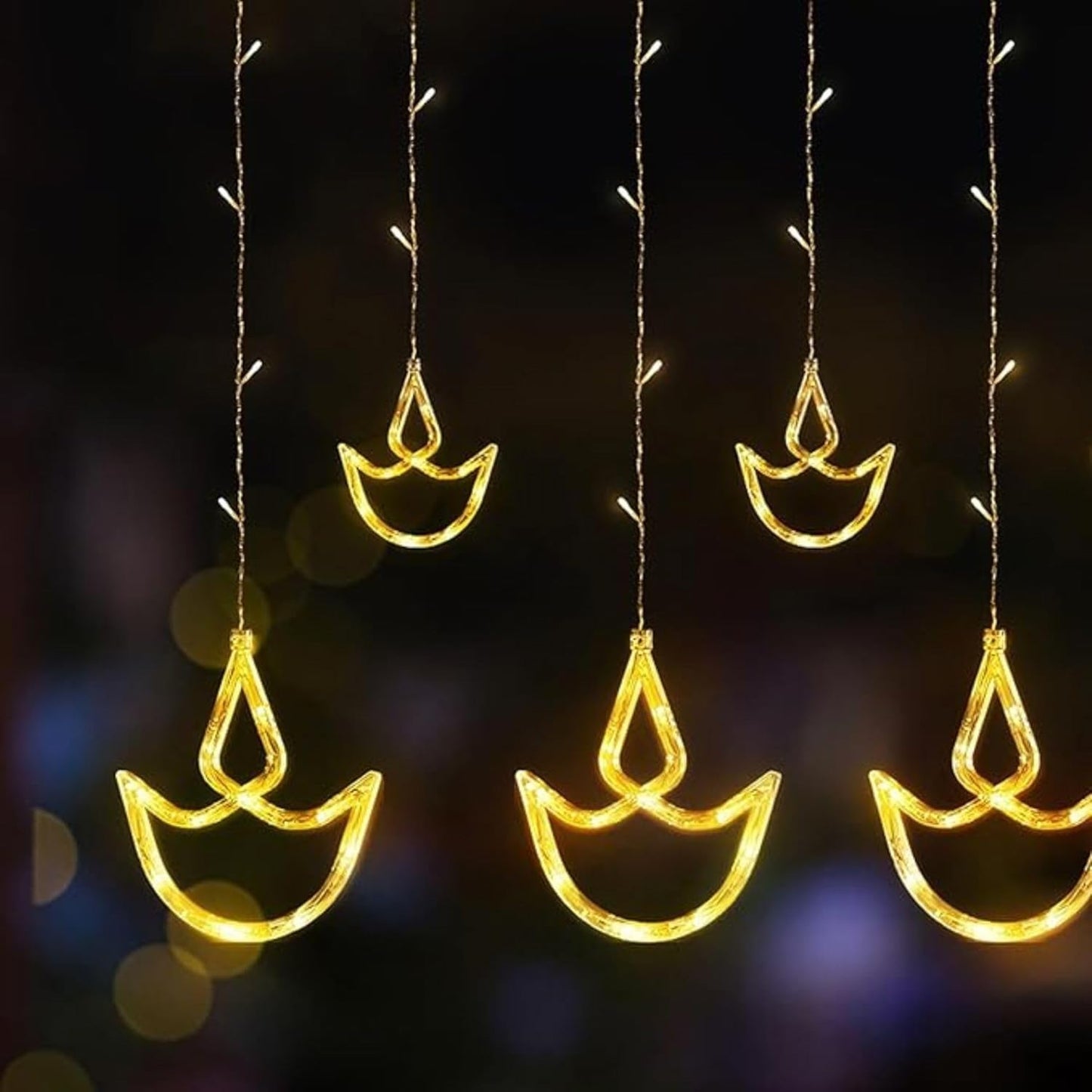 XERGY Artificial Vine Leaf LED Fairy String Light Ideal for Bedroom,Garden,Birthday & Festive Décor,Diwali Lights & Christmas,Party Diwali Lights for Decoration Home (3x1Meter,Corded Electric)