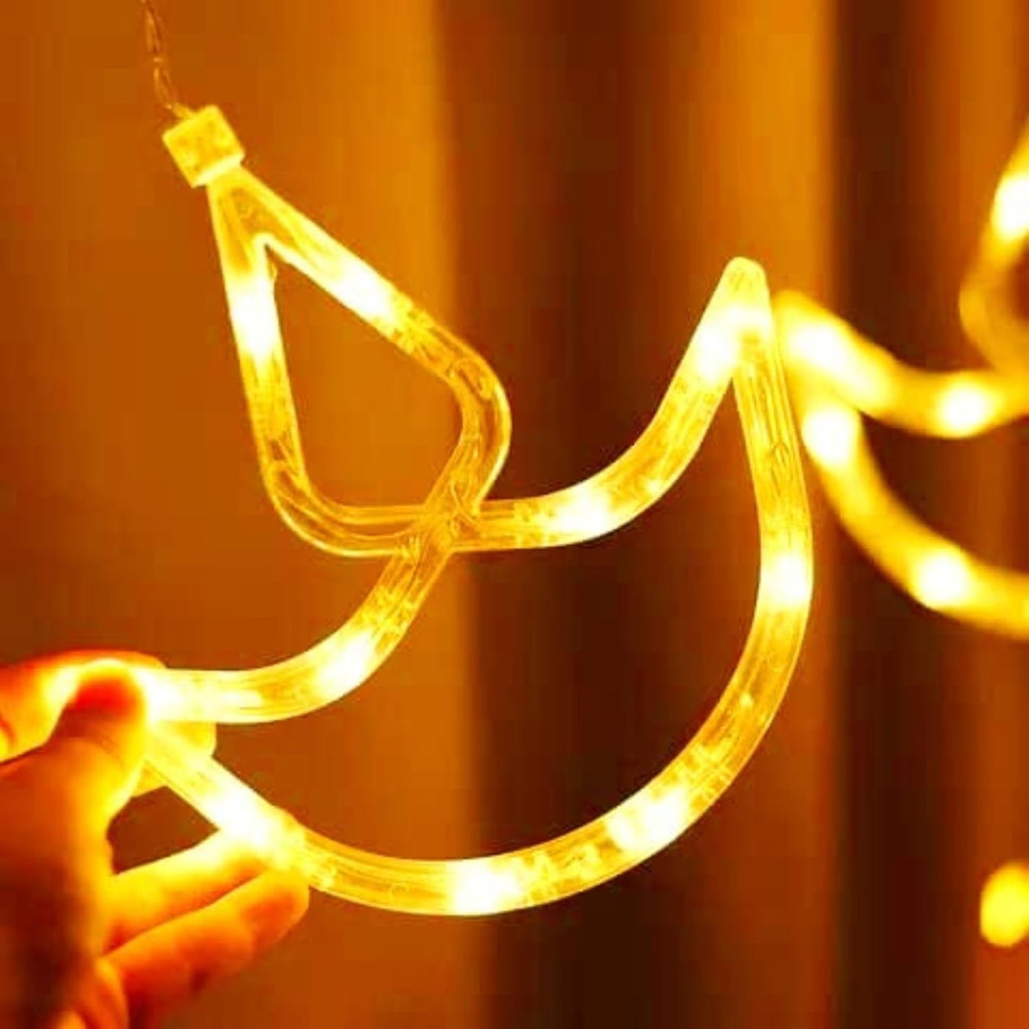 XERGY Artificial Vine Leaf LED Fairy String Light Ideal for Bedroom,Garden,Birthday & Festive Décor,Diwali Lights & Christmas,Party Diwali Lights for Decoration Home (3x1Meter,Corded Electric)