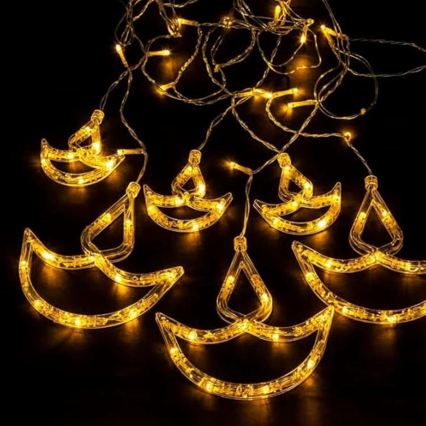 XERGY Artificial Vine Leaf LED Fairy String Light Ideal for Bedroom,Garden,Birthday & Festive Décor,Diwali Lights & Christmas,Party Diwali Lights for Decoration Home (3x1Meter,Corded Electric)
