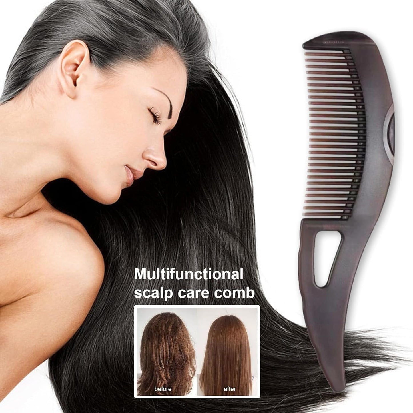 Hair for Women, Wet Hair Brush, Kangi for Hair Growth, Anti-Dandruff and Scalp Oil Anti-Dandruff Massager Comb, Dandruff Comb, Bristles Easily Take Away the Dandruff Painless for Men