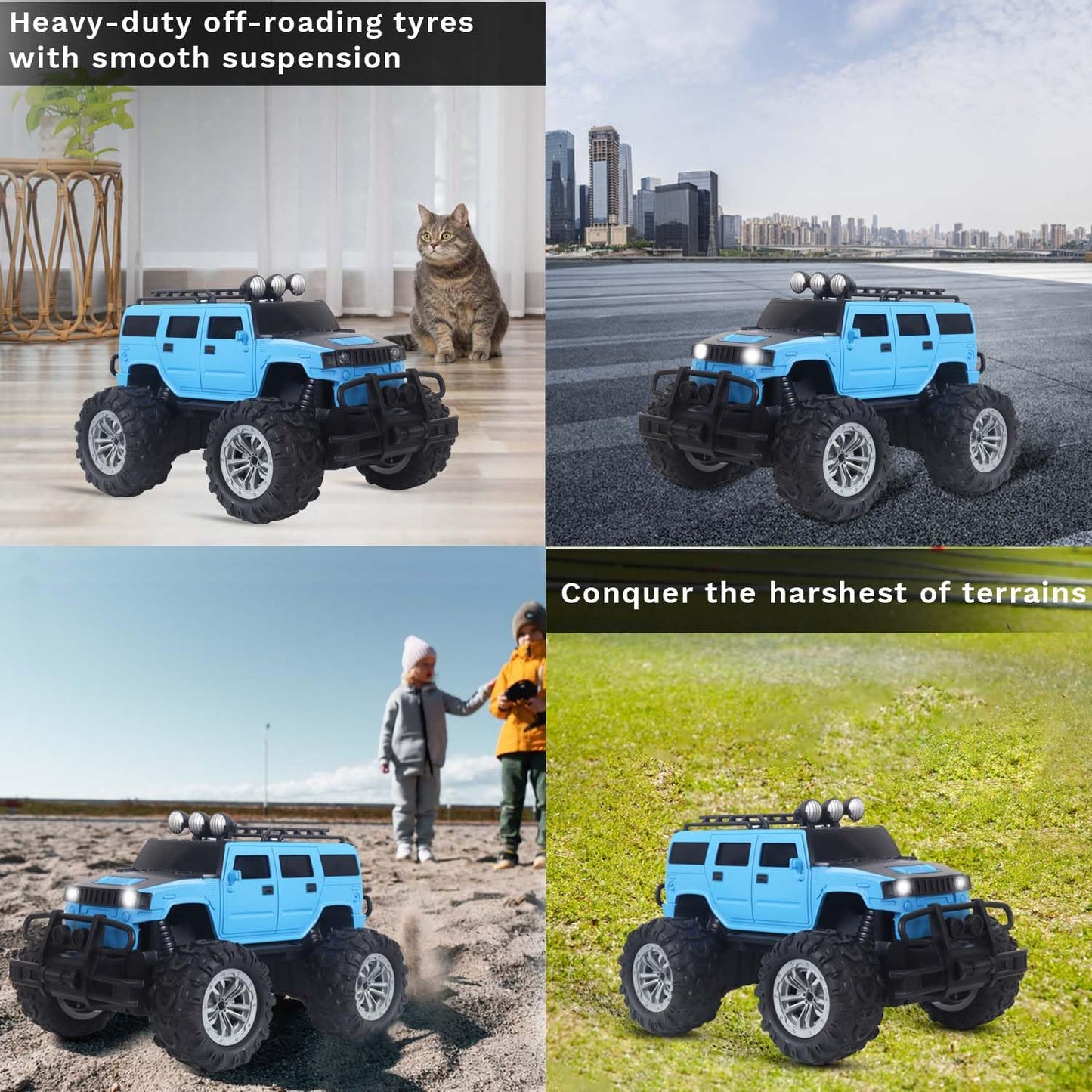 Popsugar Off Roader Rechargeable Remote Control Car