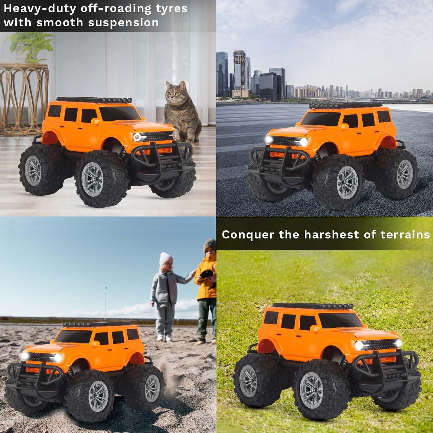 Popsugar Off Roader Rechargeable Remote Control Car