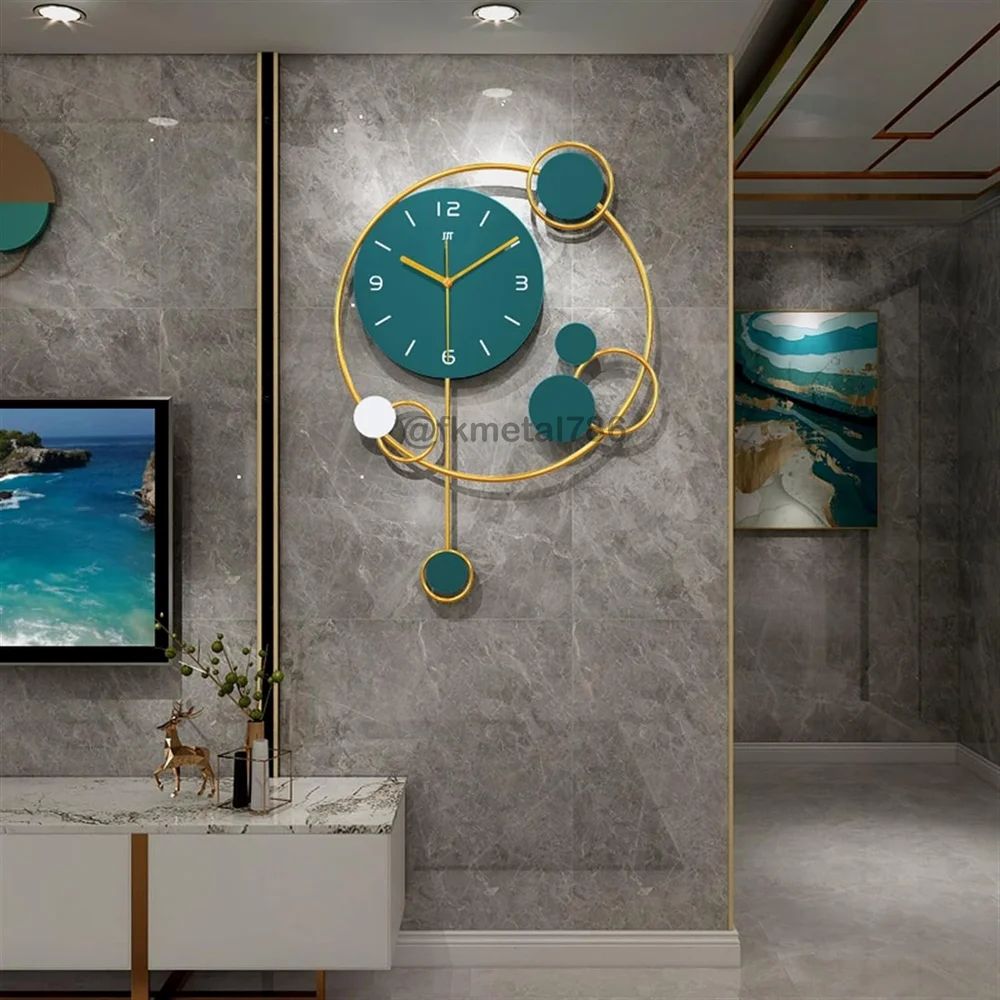 Wall Clock Light Luxury Clock Wall Clock Fashion Creative Living Room