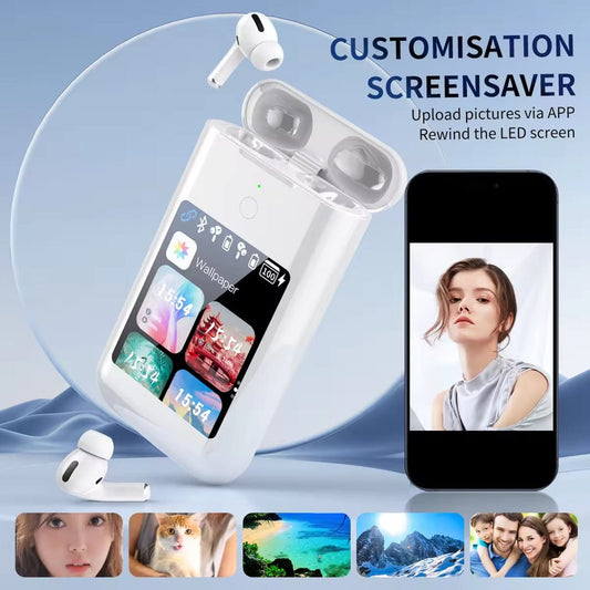 Multipurpose powerbank with airpods and display