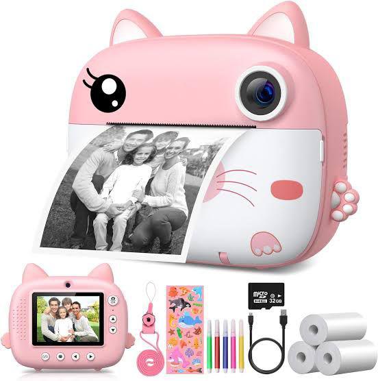 Kids Camera Instant Print & 2.5K Digital Video Instant Print