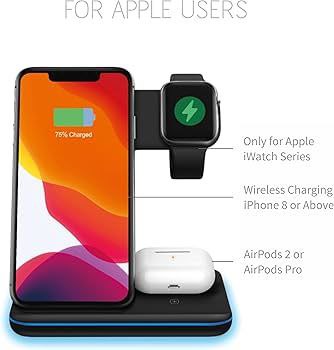 3 in 1 Wireless Charging Compatible with iPhone